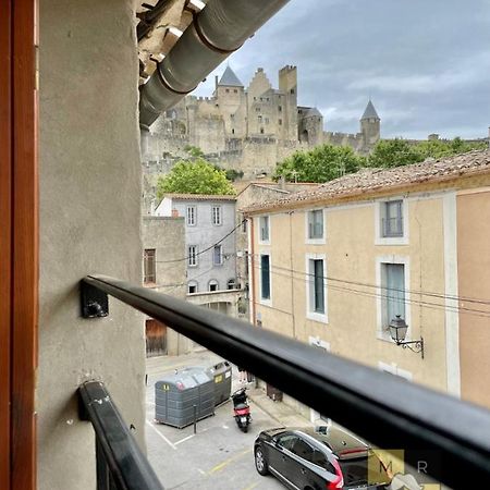 Le Donjon - Vue Cite Pied Cite Medievale Neuf Carcassonne Exterior photo