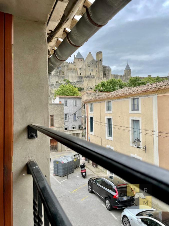 Le Donjon - Vue Cite Pied Cite Medievale Neuf Carcassonne Exterior photo